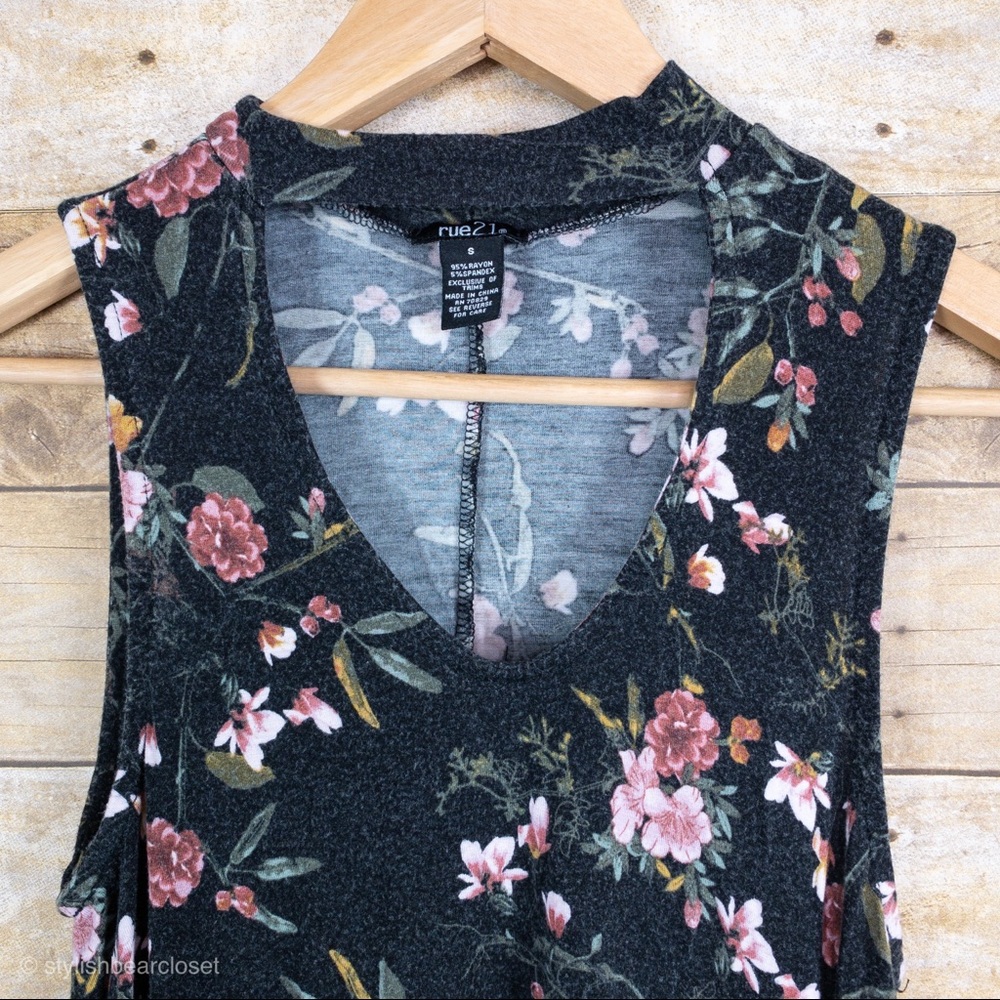 Forever 21 Tank Dress Floral Multicolor Small - Picture 3 of 5